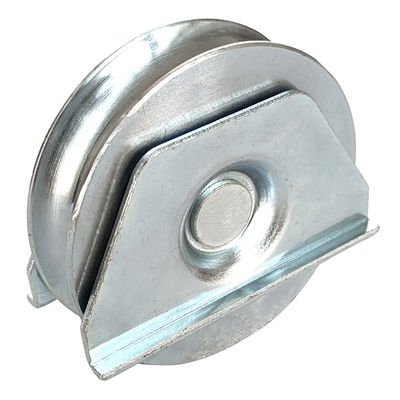 la diferencia clasifica rueda plateada el cinc de plata de la ayuda de la puerta de desplazamiento del surco de U que lleva la sola con las placas dobles
