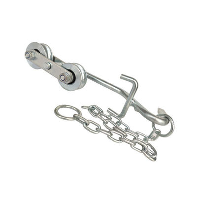 Suspensiones de acero de la carretilla del solo de los transportes del plátano rodillo del cablecarril con las cadenas