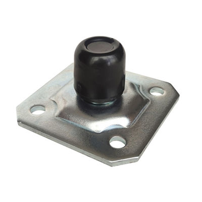 La cerca negra Gate Door Stopper articula el metal de acero de goma del tapón de la puerta