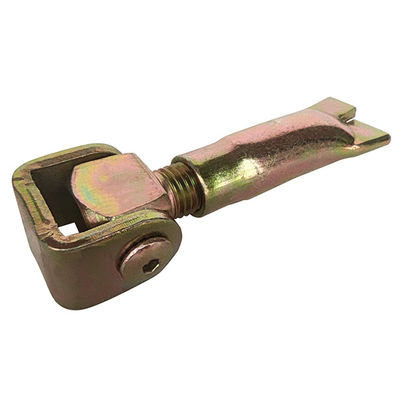 Bisagra ajustable plateada cinc de la puerta de la cabeza cuadrada con la pieza del tubo