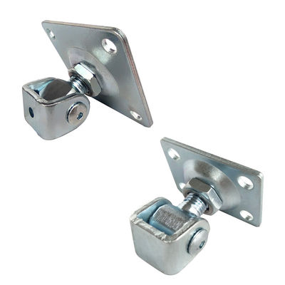 Bisagra más baja superior ajustable de la puerta de la puerta de acero con la placa para las puertas