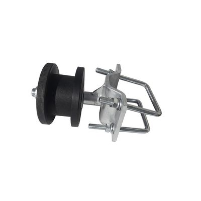 4&quot; rodillo superior del voladizo del nilón de la puerta redonda galvanizó