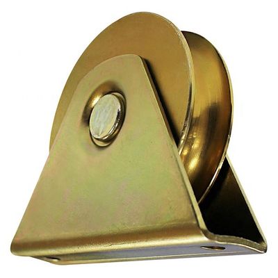 El acero rodillo de la puerta de desplazamiento de 3,15&quot; de los 80Mm rueda los solos transportes de la puerta