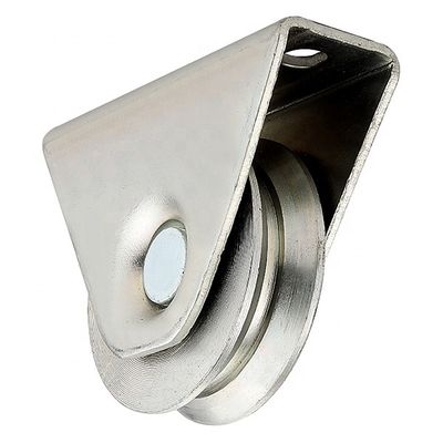 El acero rodillo de la puerta de desplazamiento de 3,15&quot; de los 80Mm rueda los solos transportes de la puerta
