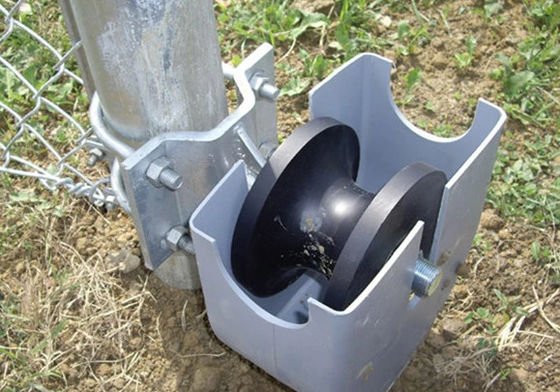 rodillos voladizos de nylon de la puerta 5327g con la cerca Gate Wheels de la alambrada del soporte