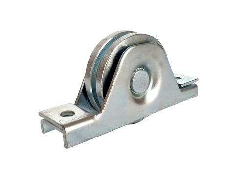 ruedas del hardware de la puerta deslizante ruedas inferiores V de la puerta de acero del surco de 4&quot; de 101.6m m con 6202 que llevan
