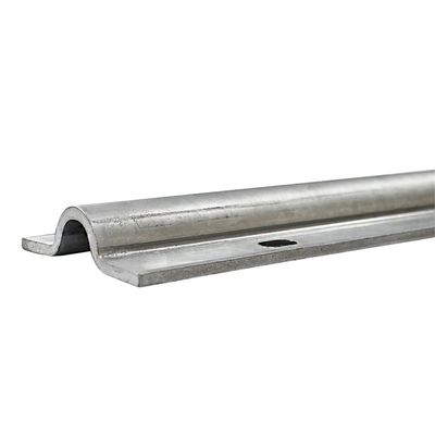 perno del hardware de la pista de la puerta de desplazamiento de la ronda de 6mx55m m U abajo del carril eléctrico de la pista de la puerta