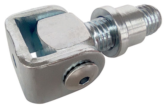 M16 blanco galvanizado articula ajustable soldadura-en las bisagras con las bisagras de la puerta de oscilación de la nuez