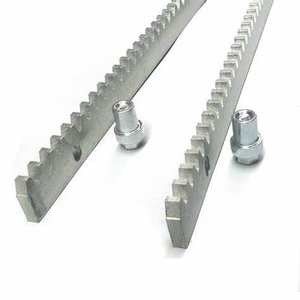 el estante automático 30m m x 12m m de la puerta de desplazamiento galvanizó el estante de acero para el estante del motor de la puerta