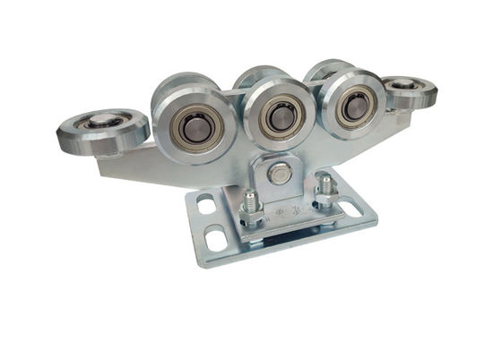 Cubra con cinc el carro voladizo automático de plata del rodillo de la puerta deslizante con 8 ruedas 113m m