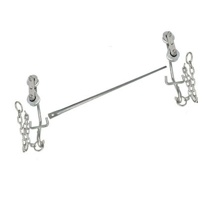 Soporte de acero de la suspensión del rodillo del cablecarril del plátano de los separadores de la carretilla