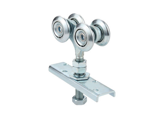 Rodillo de puerta colgante galvanizado de acero Q235 Kit With Forge Centre Plate