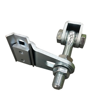 Soldadura ajustable del cinc M16 de la bisagra 4d de la dirección de acero blanca del doble en las bisagras para la puerta de oscilación