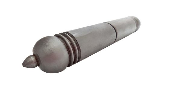 el barril de la cabeza de la ronda del color del uno mismo 19x110 articula la bisagra sólida de la soldadura al acero con la bola de acero para la puerta de oscilación