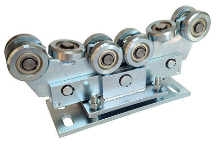 Ruedas voladizas eléctricas del equipo 10 de la puerta de desplazamiento para 80x80 la placa ajustable del rodillo del carro del carril 68m m