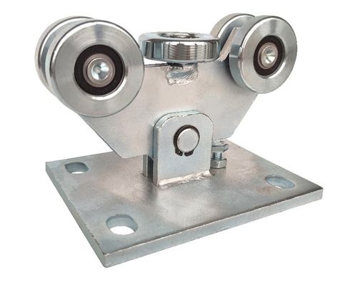 Rodillo voladizo de desplazamiento resistente galvanizado de la puerta para la rueda media de la puerta 5 voladizos