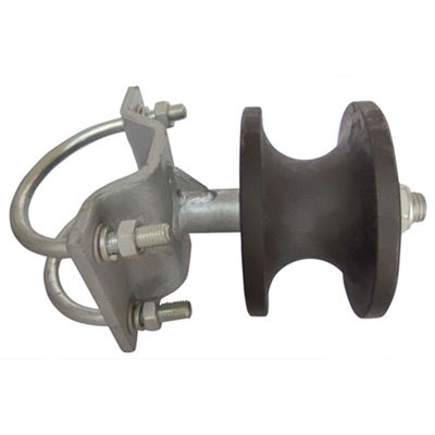 6&quot; poste X 2&quot; del cuadrado ruedas voladizas de nylon de los rodillos de la puerta para las puertas cuadradas de la alambrada del tubo