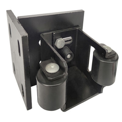 Capa del polvo negro del equipo 55-90m m del soporte de la puerta de desplazamiento de los colectores de la puerta de oscilación