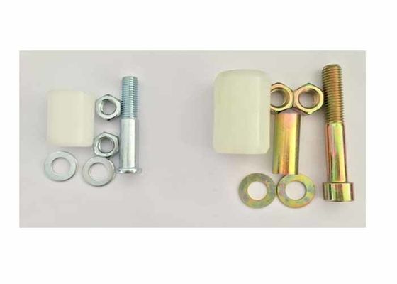 rodillos de guía de la puerta de desplazamiento de 30m m que ruedan el hardware voladizo de nylon de los rodillos de la puerta con el soporte