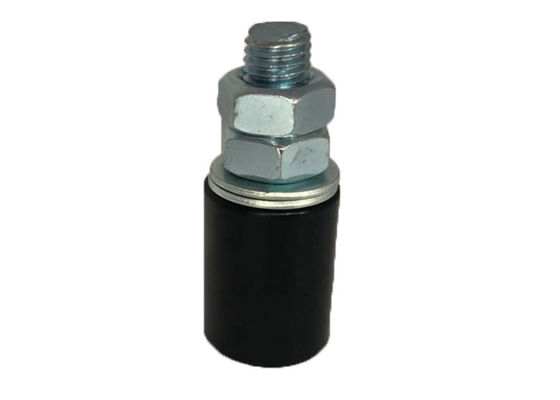 Ruedas de nylon plásticas de los rodillos de guía blancas y negras con el perno 40x250m m