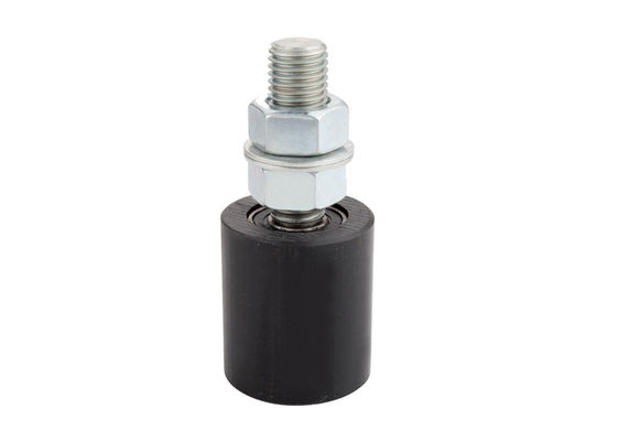 Ruedas de nylon plásticas de los rodillos de guía blancas y negras con el perno 40x250m m