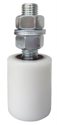 4 ruedas de nylon de los rodillos de la puerta para el sistema de hardware de puerta deslizante 43m m