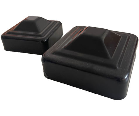 la cerca galvanizada Post Caps 6x6 4x4 de 2 3/8&quot; 2 1/2” pulveriza las soldaduras revestidas dentro del paso afuera 4