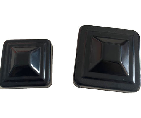 la cerca galvanizada Post Caps 6x6 4x4 de 2 3/8&quot; 2 1/2” pulveriza las soldaduras revestidas dentro del paso afuera 4
