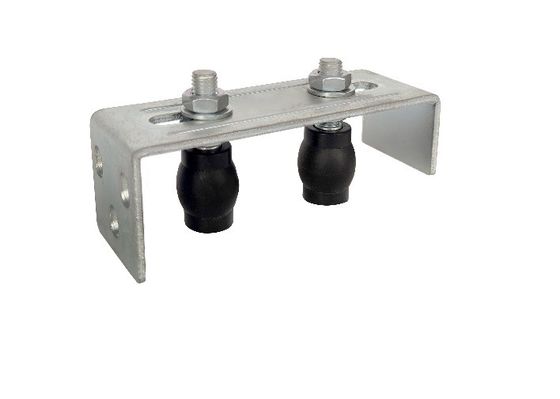 Rodillo de guía de nylon de fijación del equipo 30x40 del soporte de la puerta de desplazamiento