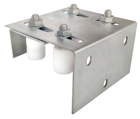 Rodillo de guía de nylon con el soporte para el acero del soporte de guía de la puerta de desplazamiento 40x60