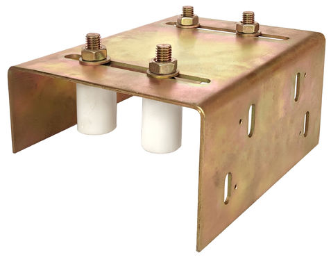 Rodillo de guía de nylon con el soporte para el acero del soporte de guía de la puerta de desplazamiento 40x60