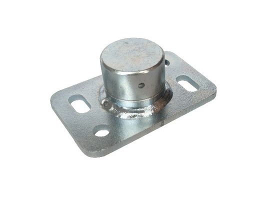 acero resistente de oscilación de la granja de 40m m de la puerta del hardware inferior de la bisagra con la rotación de la placa de la barra redonda