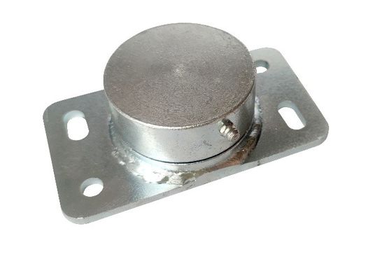 acero resistente de oscilación de la granja de 40m m de la puerta del hardware inferior de la bisagra con la rotación de la placa de la barra redonda