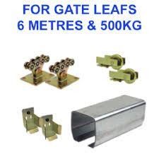 Puerta multi 920KG de plata de la polea de la rueda de la puerta deslizante del carro del hierro resistente del metal