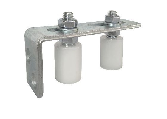 Soporte de nylon del rodillo de guía de 2 rodillos para la puerta de desplazamiento