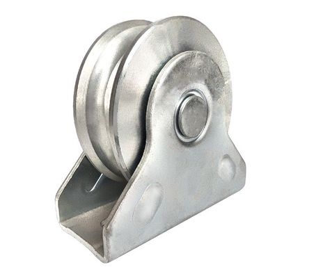 Doble resistente de la rueda inferior de la puerta de desplazamiento   Hardware especial del surco JNK
