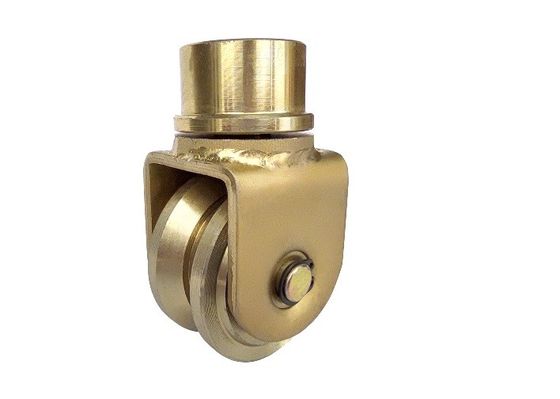 76.2m m 3&quot; la rueda U de la puerta de diapositiva acanalan universal giratorio de 360 grados con los transportes