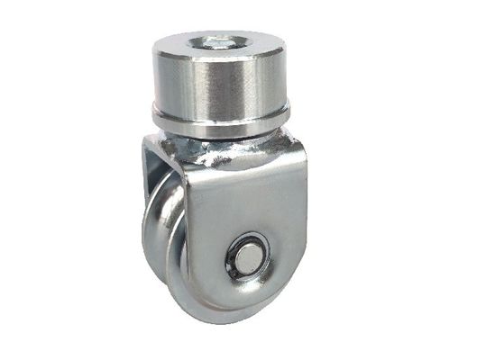 76.2m m 3&quot; la rueda U de la puerta de diapositiva acanalan universal giratorio de 360 grados con los transportes