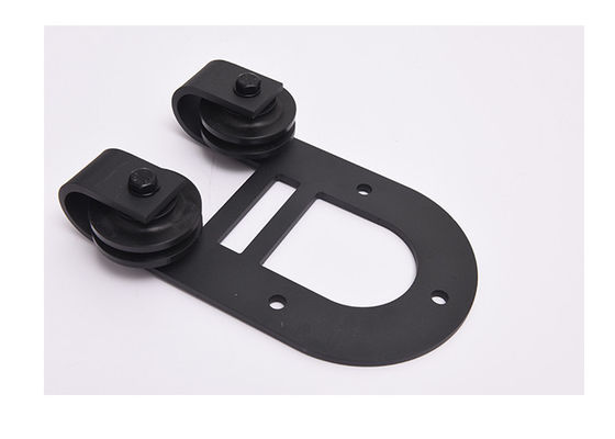 hardware negro de la puerta de granero de la electroforesis