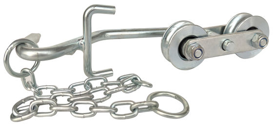 Rodillo del cablecarril del plátano del rodamiento de bolitas de la bola con el hardware resistente de cadena
