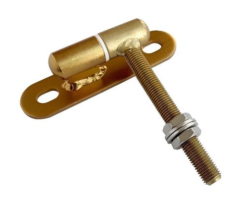 Perno M16 en el hardware ajustable de la bisagra de la puerta del negro del jardín resistente para la puerta de oscilación de acero