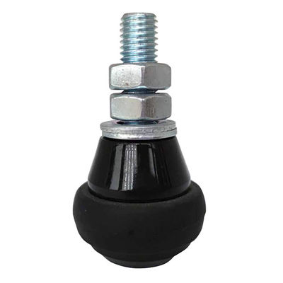 Guías automáticas de nylon del rodillo de la puerta de desplazamiento de M10 M12 con el círculo de goma 60.5m m