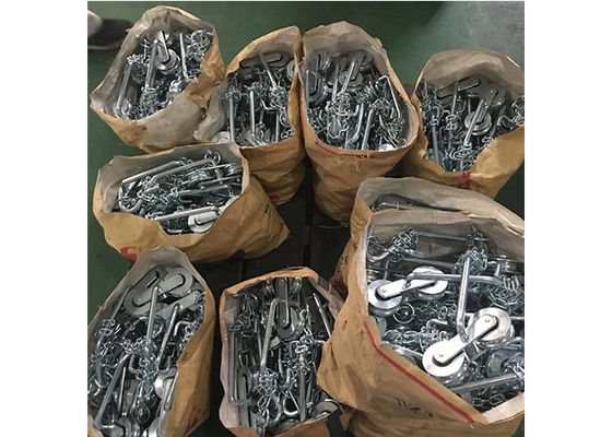 Rodillo de acero de la carretilla del plátano Q235 con las cadenas