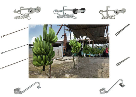 Rodillo industrial del cablecarril del plátano de la granja 250KG para el hardware fácil del transporte