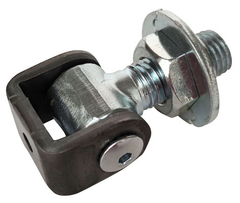 Perno corto resistente de oscilación del metal de la puerta del hardware ajustable de la bisagra con la placa redonda de la nuez