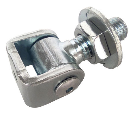 Perno corto resistente de oscilación del metal de la puerta del hardware ajustable de la bisagra con la placa redonda de la nuez