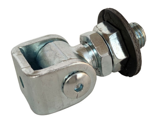 Perno corto resistente de oscilación del metal de la puerta del hardware ajustable de la bisagra con la placa redonda de la nuez