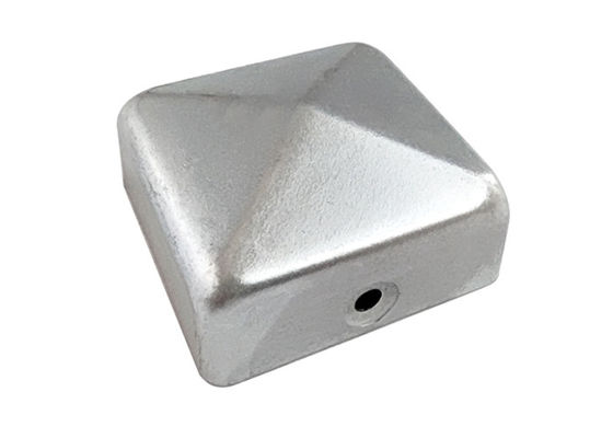 2 pulgadas 2,5&quot; de cerca Post Caps 6x6 7x7 4x4 5x5 8 x 8 de la pirámide del hierro 3 1/2” con los agujeros