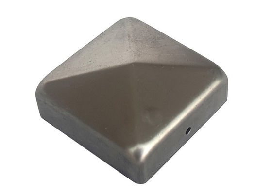 2 pulgadas 2,5&quot; de cerca Post Caps 6x6 7x7 4x4 5x5 8 x 8 de la pirámide del hierro 3 1/2” con los agujeros