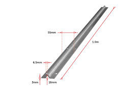 el carril de la puerta deslizante de la ejecución del granero de los 2.9m los 5.8m galvanizó la pista de la puerta del surco de V ajustable